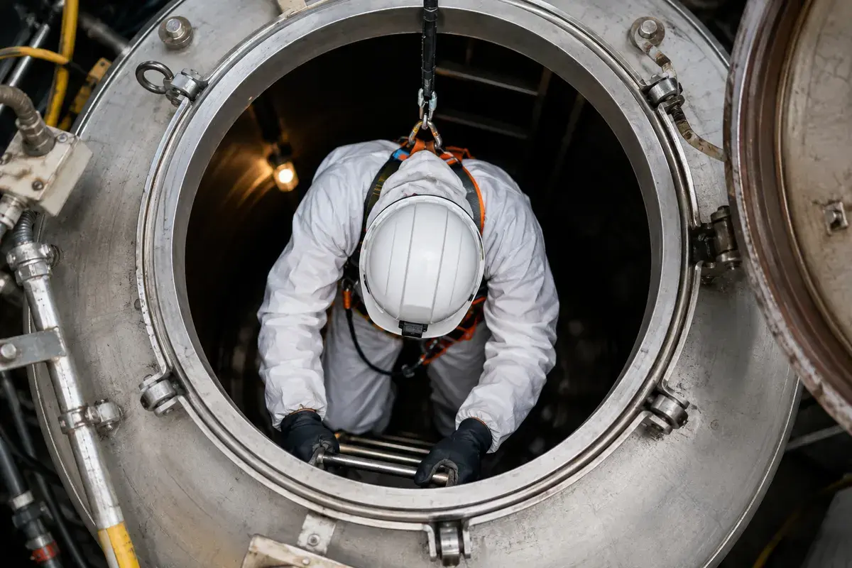 Formation Travail en Espace Confiné dans l'industrie