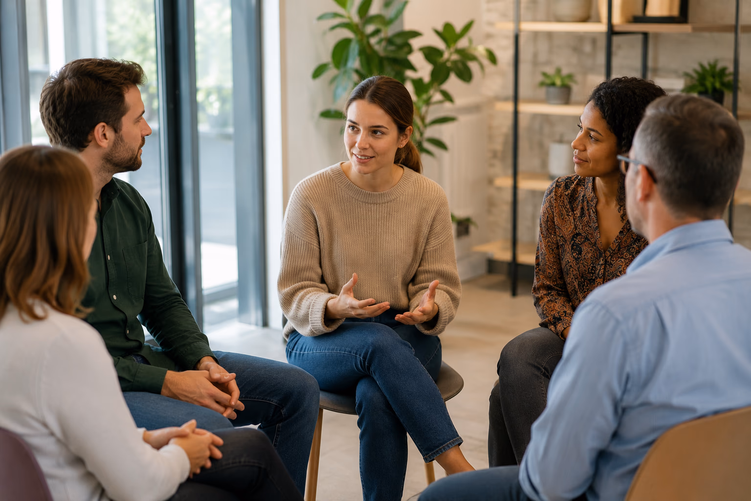 Atelier d'échange sur le bien-être et la prévention du stress au travail en entreprise